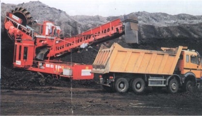 2000 mittlerer Schöpfrad-Bagger-For-Massenmaterialtransport t/h