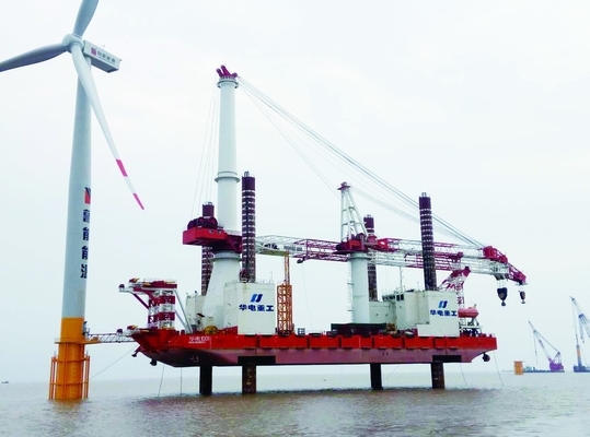 Kohlenstoffstahl-Offshore-Windkraftturm ZfP-gewalzter Prozess