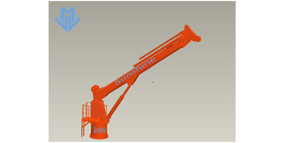 4t30m Marinekran elektrischen hydraulischen Teleskopauslegers für Offshoreservice-Schiff