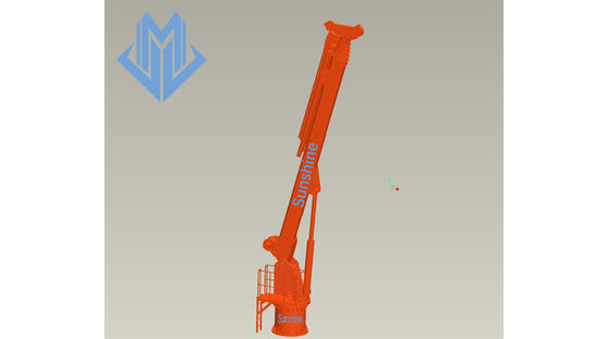 4t30m Marinekran elektrischen hydraulischen Teleskopauslegers für Offshoreservice-Schiff
