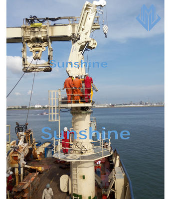 Marinekranknöchel des faltbaren Knöchelbooms und Teleskopauslegermarinekran