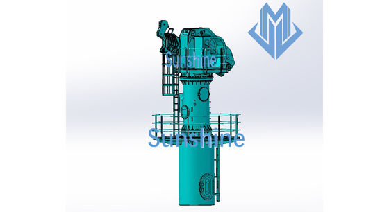 2.5t22m Marinekran elektrischen hydraulischen faltbaren Booms für Offshoreunterstützungsschiff
