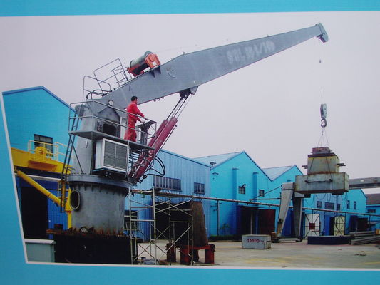 ABS bescheinigen 5t15m steifen Boom Marine Crane For General Cargo Handling