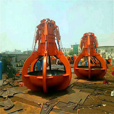 Elektrischer hydraulischer Greifer der orange Schale für Abfalleinäscherungs-Kraftwerk