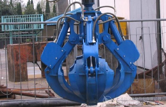 elektrisches hydraulisches Zupacken der orange Schale für die inländische Abfallbehandlung