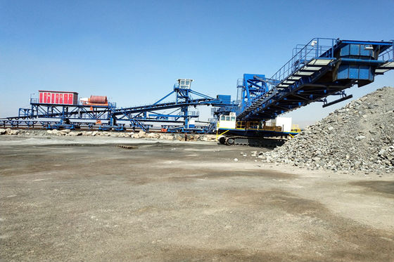 Hochleistungsraupen-Übergangsförderer-materielle Tagebau-Bergwerke
