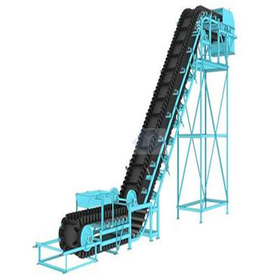 Hohe Neigung angelt Schaber-Förderband-System für den Massenmaterialtransport