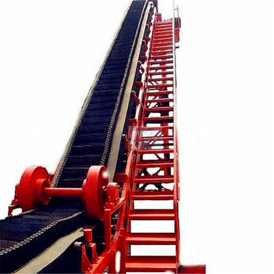 Hohe Neigung angelt Schaber-Förderband-System für den Massenmaterialtransport