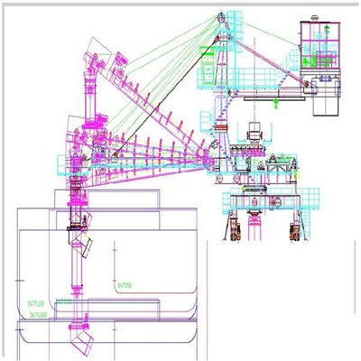 Kontinuitäts-Gurt-Art Schiffs-Lader der Belastbarkeits-4000t/H