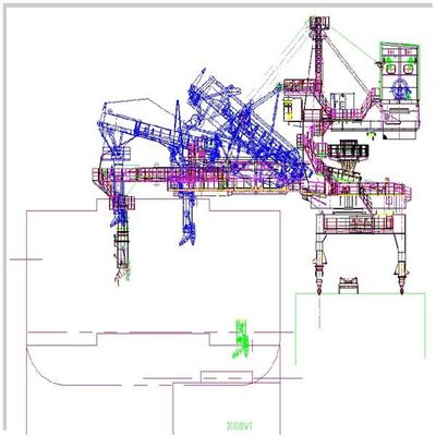 Kontinuitäts-Gurt-Art Schiffs-Lader der Belastbarkeits-4000t/H