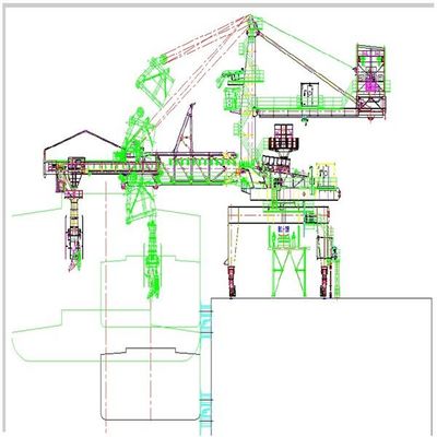 Kapazität 600 Tph-Gurt-Art Schiffs-Lader für die Massenmaterialien, die laden, um zu versenden