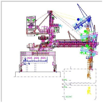 Kapazität 600 Tph-Gurt-Art Schiffs-Lader für die Massenmaterialien, die laden, um zu versenden