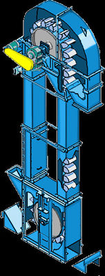 industrielles vertikales Becherwerk 800t/h für materiellen Massentransport
