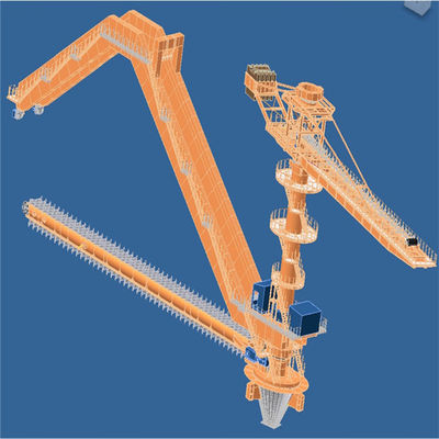 Tph-Kapazitäts-Viehhof-Stapler 2000 und Rücklader für den Massenmaterialtransport