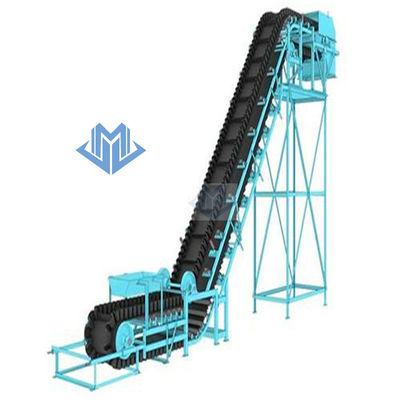 Hochleistungsmassenmaterialtransport-Förderband-System-hohe Neigungs-Winkel