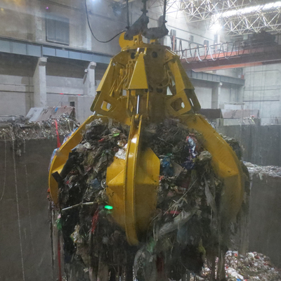 Hydraulische orange Schalen-Greifer für die Abfall-Behandlung