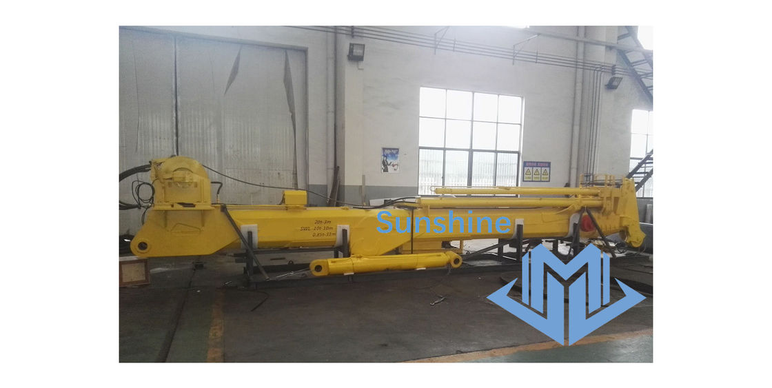 0.85t31m Marinekran elektrischen hydraulischen Teleskopauslegers für Offshoreservice-Schiff